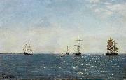 Amaldus Clarin Nielsen Ved Cadiz oil painting artist